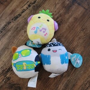 3 Mini Squishmallows